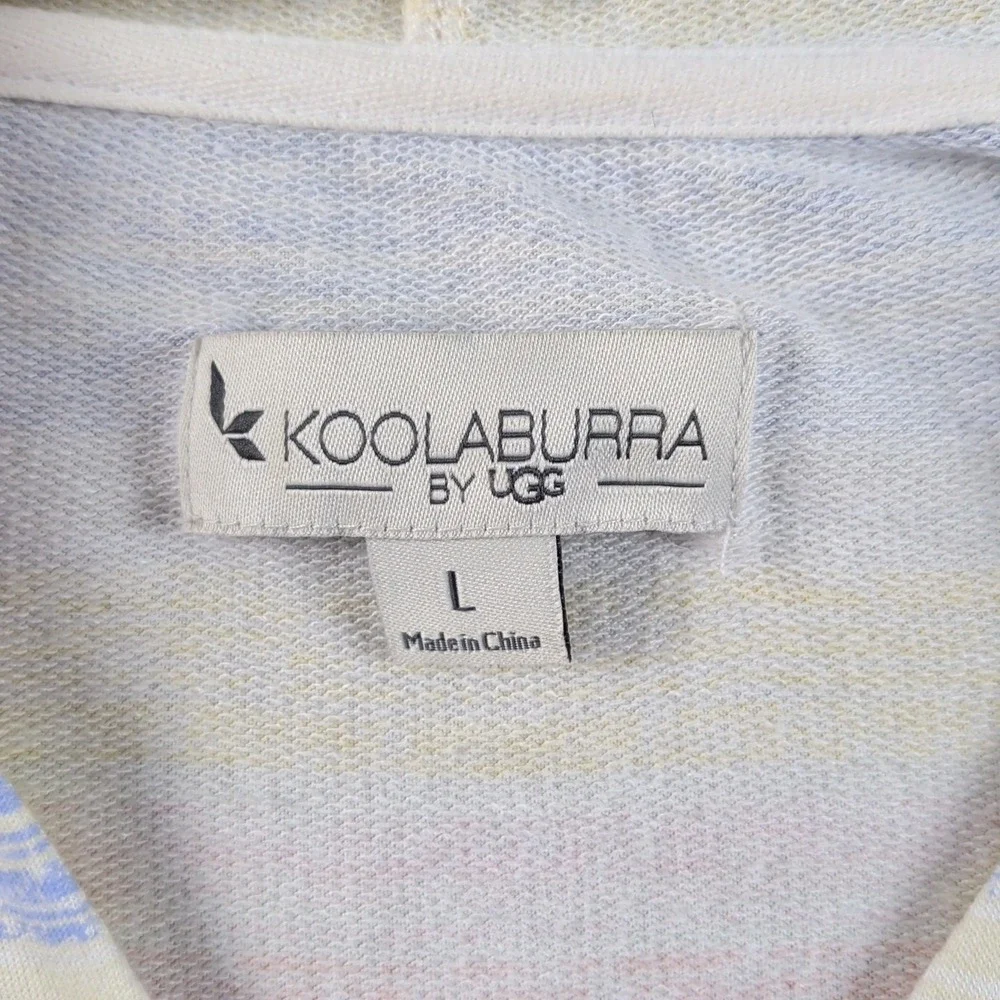 Koolaburra by UGG Hoodie Womens 1XL Multicolor Striped Lightweight Pullover Knit - Picture 2 of 3